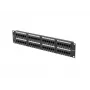 Patch panel LANBERG PPU5-2048-B 48 prievadų 2U 19 colių 5e kategorijos UTP, juodas
