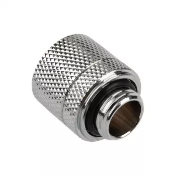 Alphacool Eiszapfen jungtis tiesi G1/4 colio AG į 13/10 mm - chromuotas sidabras