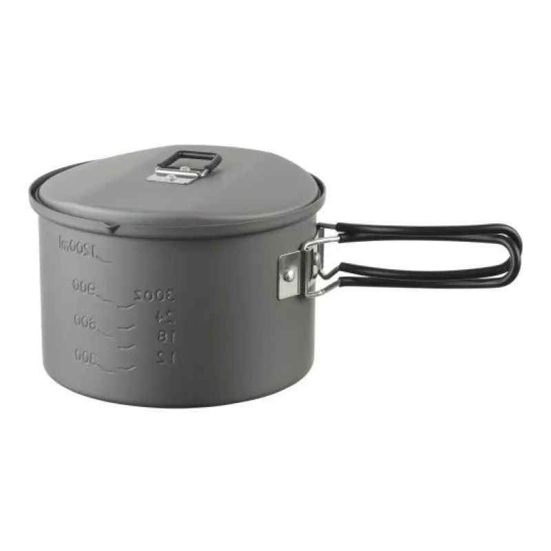 ESBIT PT1600HA keptuvė stovyklavimui 1.6 L aliuminis, juoda
