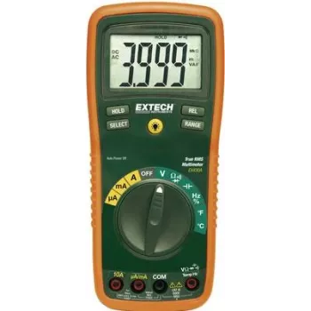 EXTECH EX430 rankinis skaitmeninis multimetras, CAT II 1000 V, CAT III 600 V, ekrano skaitmenys: 4000