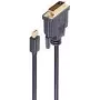 ShiverPeaks BS10-55045 vaizdo kabelio adapteris Mini DisplayPort į DVI-D, 3 m, juodas