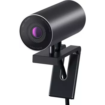 Internetinė kamera Dell UltraSharp WB7022 4K 60fps, USB, įmontuotas mikrofonas, reguliuojamas laikiklis