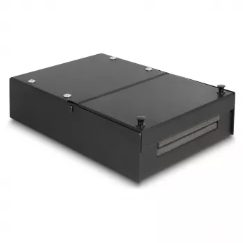 Paskirstymo dėžutė DeLOCK 66235 4 prievadų Metalinė Juoda