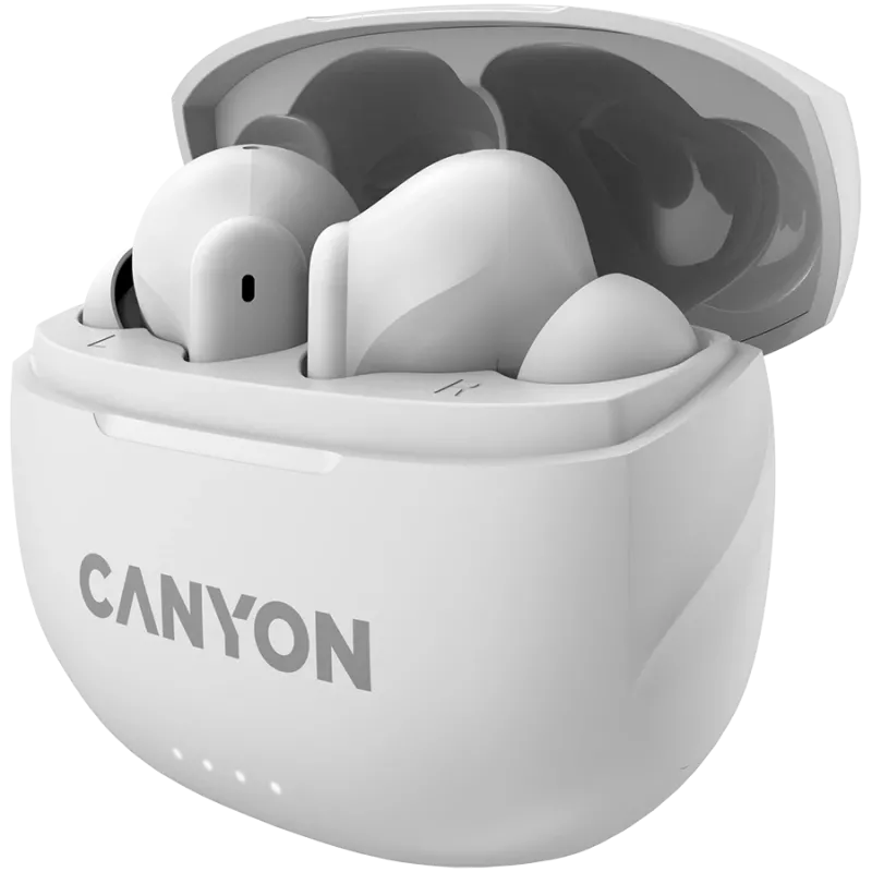 Canyon CNS-TWS8W Baltos belaidės ausinės