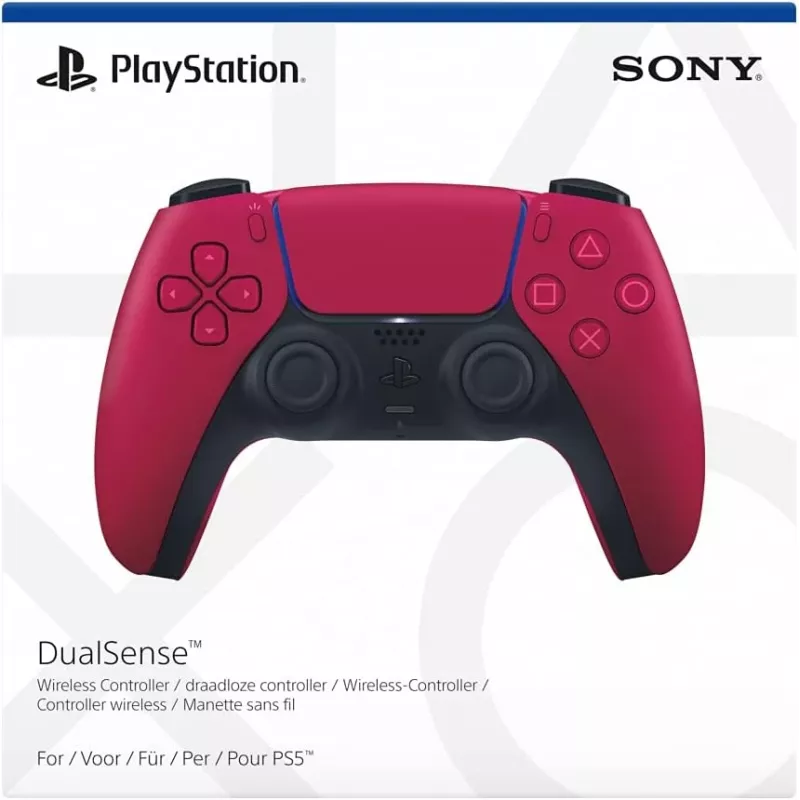 Žaidimų pultas Sony DualSense v3 Raudonas — Bluetooth / USB, USB-C, įmontuota baterija, PS5, 160×106×66 mm