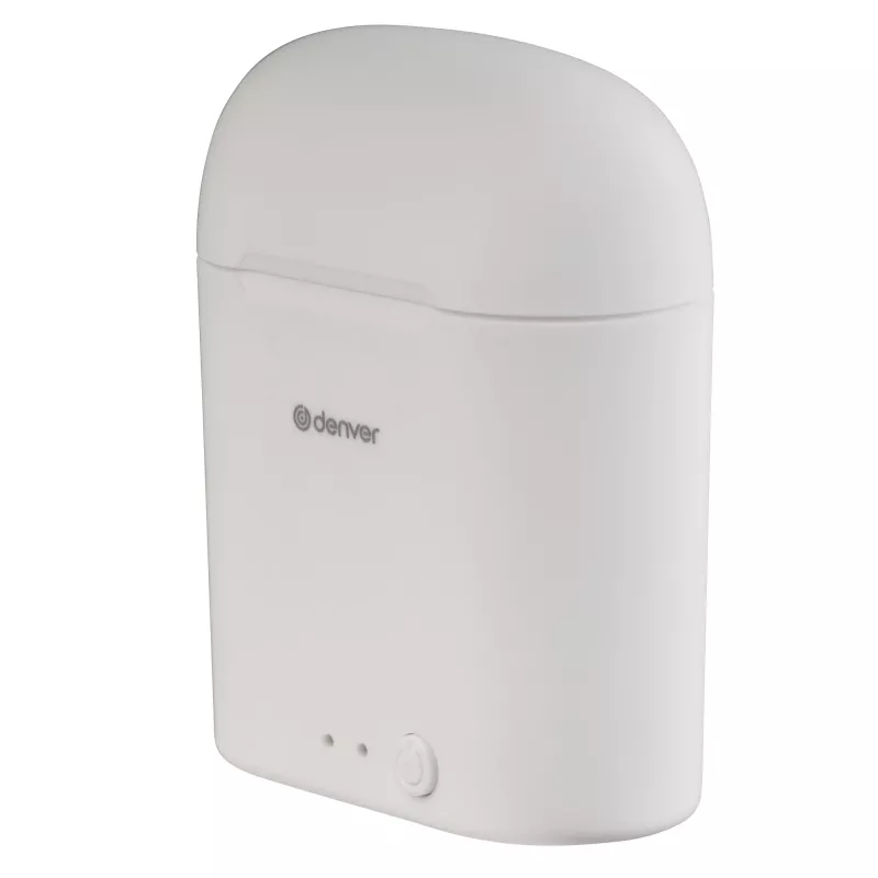 Belaidės ausinės Denver TWE-46WHITE