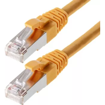 Tinklo kabelis Helos CAT5e SF/UTP 1m geltonas