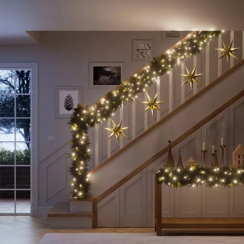 Išmanios šventinės girliandos NANOLEAF 1D STARTER KIT 250 LED 20 m IP44 (NF084K02-20XLS)