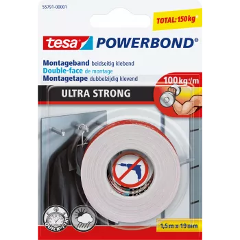 Dvipusė juosta Tesa Powerbond Ultra Strong 55791-00001-00