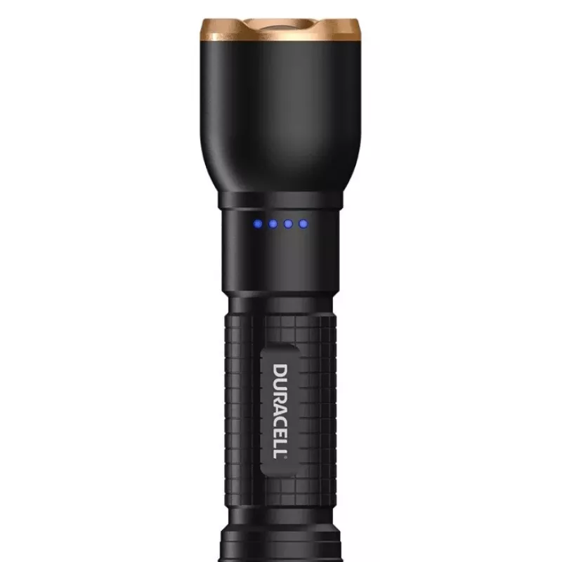 Duracell DF2500R rankinis įkraunamas žibintuvėlis, juodas