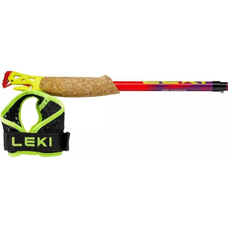 Trekkingo lazdos Leki TRL Ultratrail FX One 115 cm, raudonos