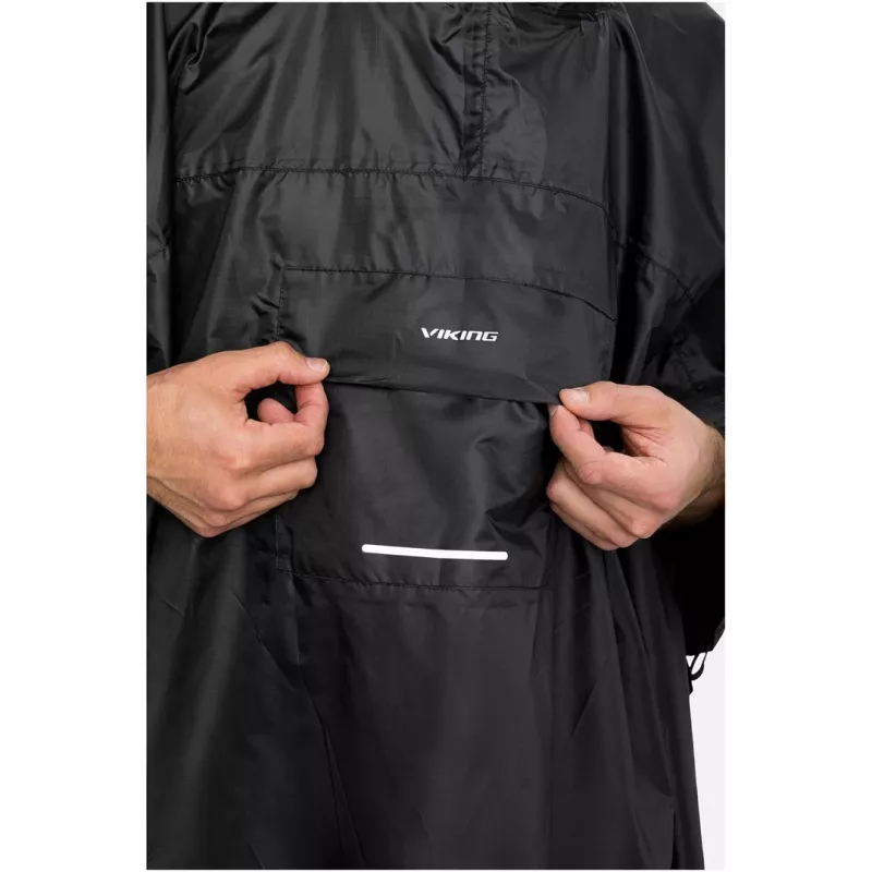 Suaugusiųjų lietpaltis VIKING Vesper Backpack Black UNI