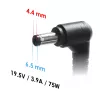 Akyga AK-ND-19 maitinimo adapteris Sony nešiojamiesiems kompiuteriams, 75 W, 19,5 V, 3,9 A, 6,5 x 4,4 mm su kaiščiu
