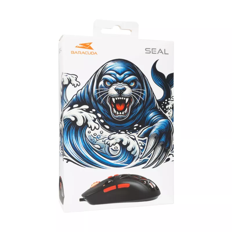 Baracuda BGM-091 Seal Black – žaidimų pelė