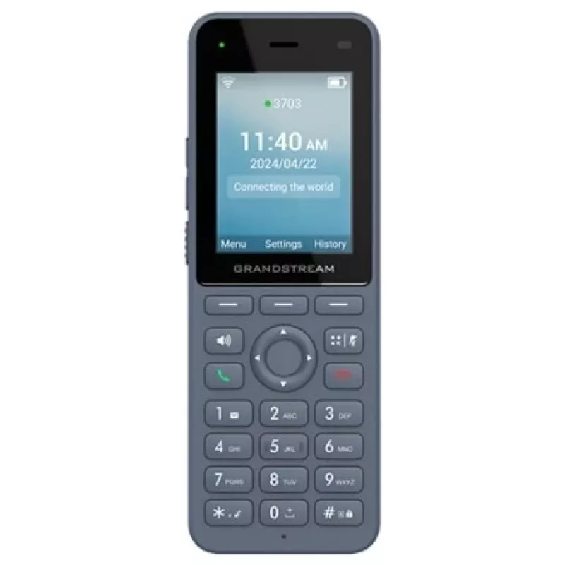 IP telefonas Grandstream Networks WP8256 antracitinis 3 linijos LCD Wi-Fi