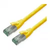Tinklo kabelis ROLINE Recycled Material 21.45.3226 RJ-45 Cat6a 7 m geltonas