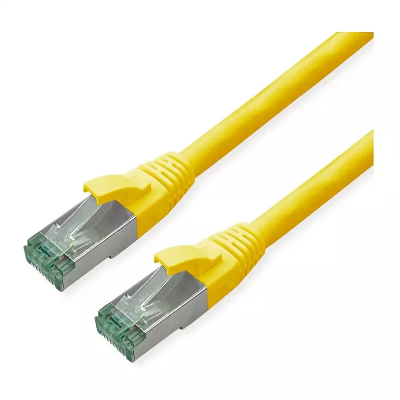 Tinklo kabelis ROLINE Recycled Material 21.45.3226 RJ-45 Cat6a 7 m geltonas