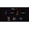 Laidinis USB žaidimų pultas MANTA SNL63MT Neon Lights – PC valdiklis su USB jungtimi