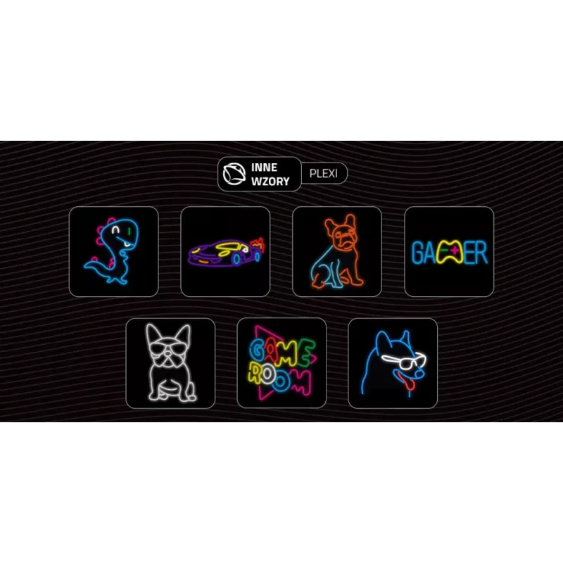 Laidinis USB žaidimų pultas MANTA SNL63MT Neon Lights – PC valdiklis su USB jungtimi