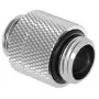 Barrow adapteris G1/4 AG į G1/4 AG sukamas 14 mm baltas-sidabrinis TBX2D-02 WS