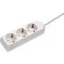 Maitinimo blokas AS Schwabe 13911, Schuko lizdai, 1 vnt., baltas