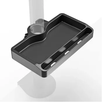 Lentynėlė ONKRON A35, juoda, ABS plastikas, 190×105 mm, 160 g