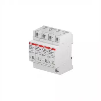 Apsauga nuo viršįtampių ABB OVR T2 4L 40-275 P QS (2 tipas, 4 polių, 40–275 V)