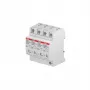 Apsauga nuo viršįtampių ABB OVR T2 4L 40-275 P QS (2 tipas, 4 polių, 40–275 V)