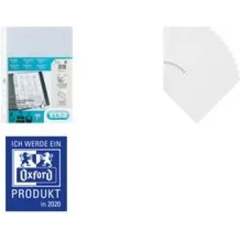 Dokumentų segtuvas Elba 970386 A4 polipropilenas 0,05 mm atviras viršus su euro skyle