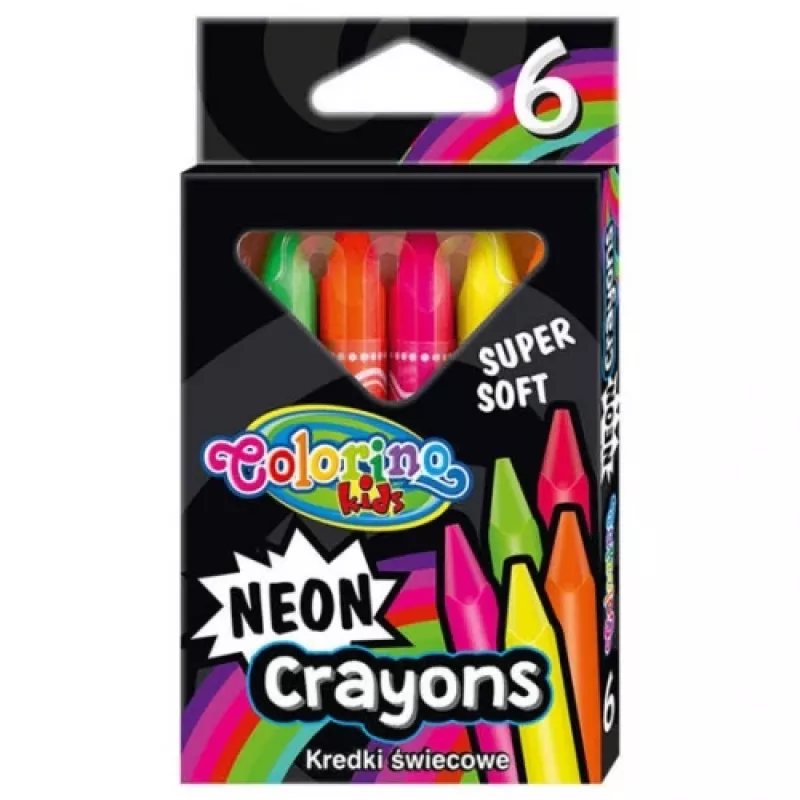 Pieštukai Colorino Kids Neon 6 spalvų