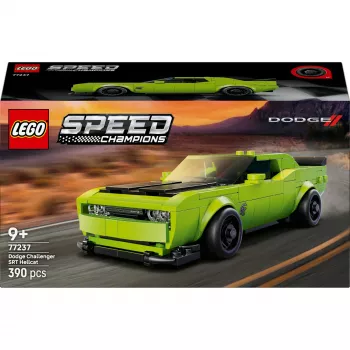 LEGO Speed Champions Dodge Challenger SRT Hellcat 77237 konstruktorius – 390 detalių, 1 minifigūrėlė, nuo 9 metų
