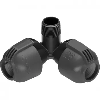 Kampinė jungtis Gardena 2783-20 25 mm x 3/4 colio išorinis sriegis