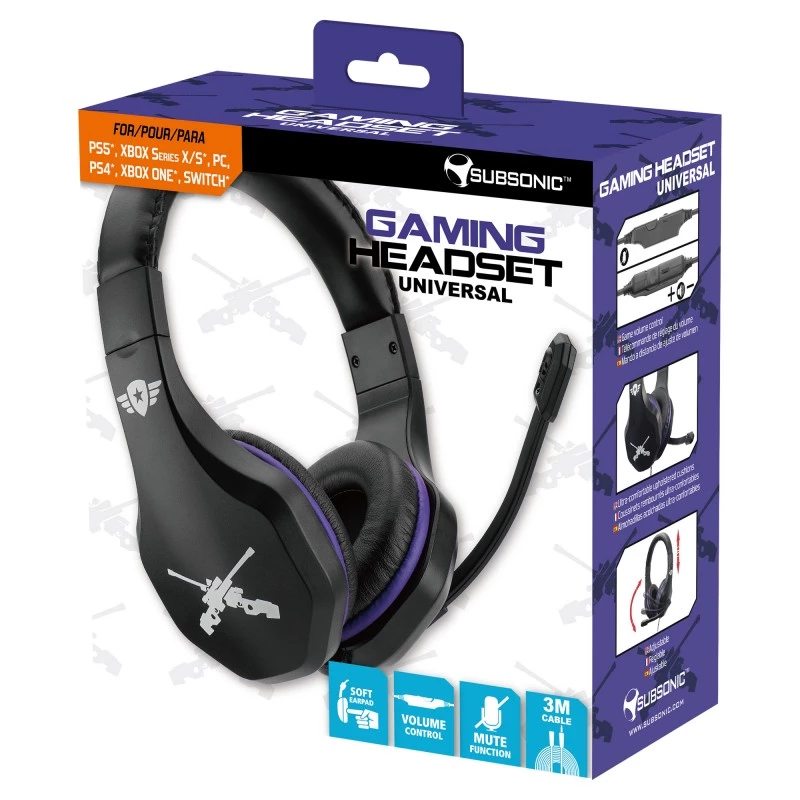 Ausinės žaidimams Subsonic Gaming SA5513