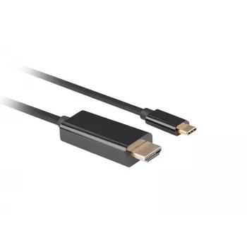Laidas adapteris Lanberg CA-CMHD-10CU-0018-BK 1,8 m USB Type-C į HDMI