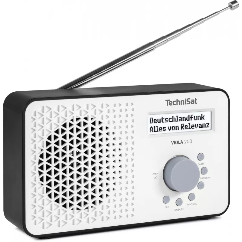 TV priedėlis TECHNISAT VIOLA 200 baltas/juodas HD DVB‑S2