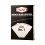 Vienkartiniai popieriniai kavos filtrai MOCCAMASTER Cup size 1 — 80 vnt., balti
