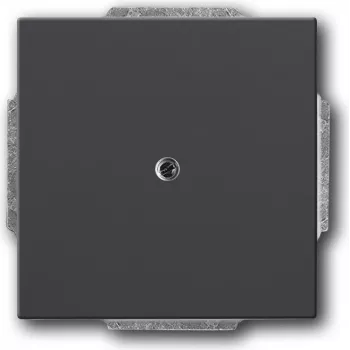 Busch-Jaeger 1710-0-3614. Produktfarbe: Anthrazit, Markenkompatibilität: Universal, Design: konventionell. Breite: 63 mm, Höhe: 63 mm, Dicke: 1,4 cm (