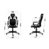 HUZARO FORCE 2.5 BALTA MESH GAMING KĖDĖ