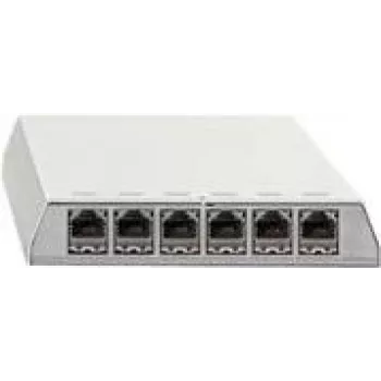 Pataisų skydelis Rutenbeck PP-Cat.6A iso-6 Ap rw ekranuotas 6x RJ-45