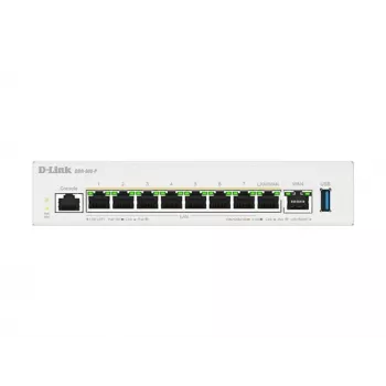 D-Link DBR-600-P/B verslo PoE maršrutizatorius, Ethernet WAN, 2.5 Gigabit Ethernet, baltas