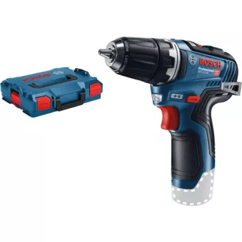 Bosch GSR 12V-35 gręžtuvas suklio tipo, be raktelio, juodas, turkio spalvos