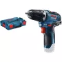 Bosch GSR 12V-35 gręžtuvas suklio tipo, be raktelio, juodas, turkio spalvos