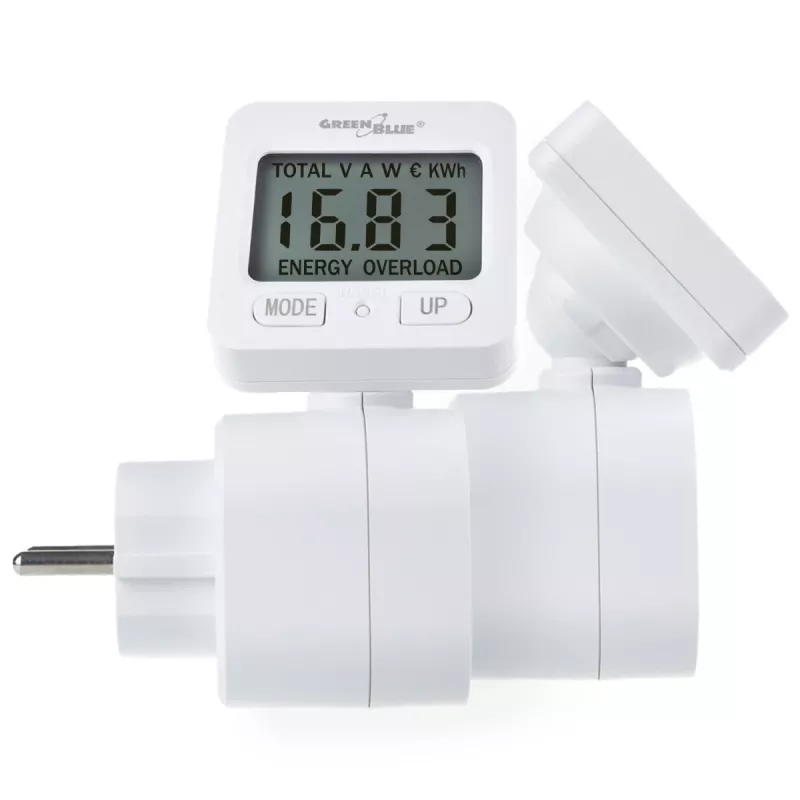 Wattmeter energymeter GB615E GreenBlue – energijos sąnaudų matuoklis