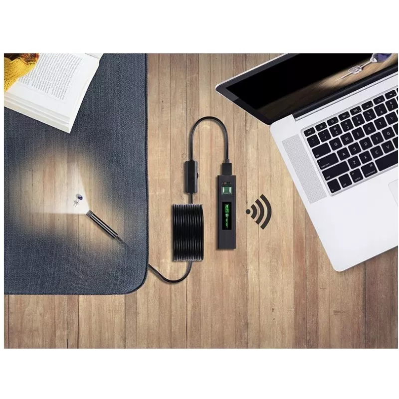 Tracer HardWire 1600x1200 endoskopas su 5 m kabeliu ir WiFi