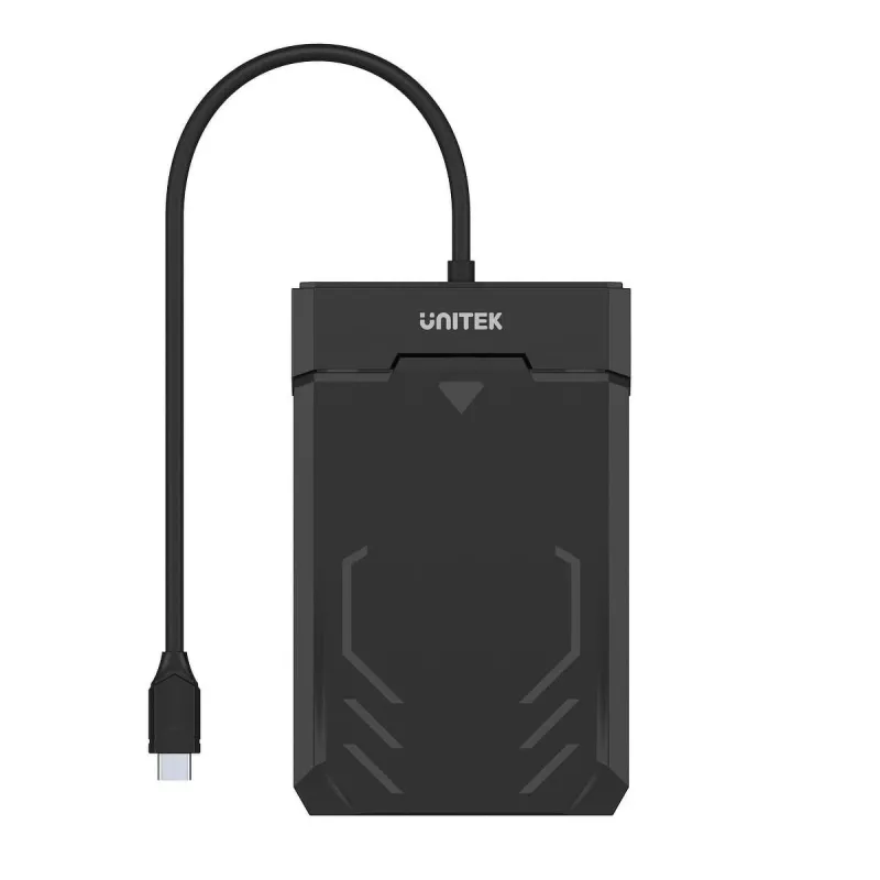 Unitek Y-3036A DiskGuard Raiden – išorinis korpusas 2,5 colio SATA III HDD/SSD su USB-C
