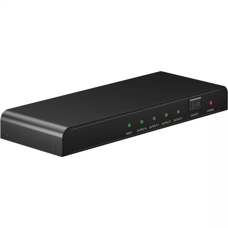 Goobay HDMI™-Skaidytuvas 1 į 4 (4K @ 30 Hz) (58482)