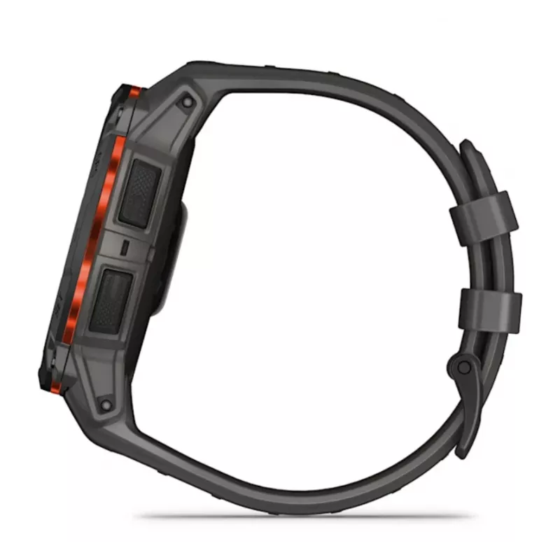 Garmin Instinct 3 Solar GPS išmanusis laikrodis 1,3 colio MIP 176x176 jutiklinis ekranas juodas