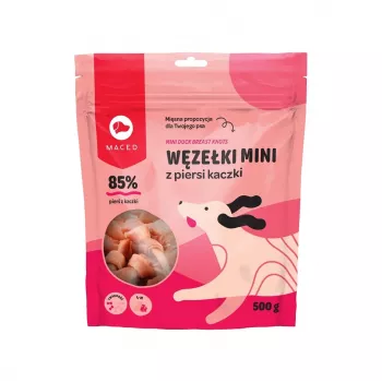 MACED Mini anties krūtinėlės mazgeliai - šunų skanėstas - 500g