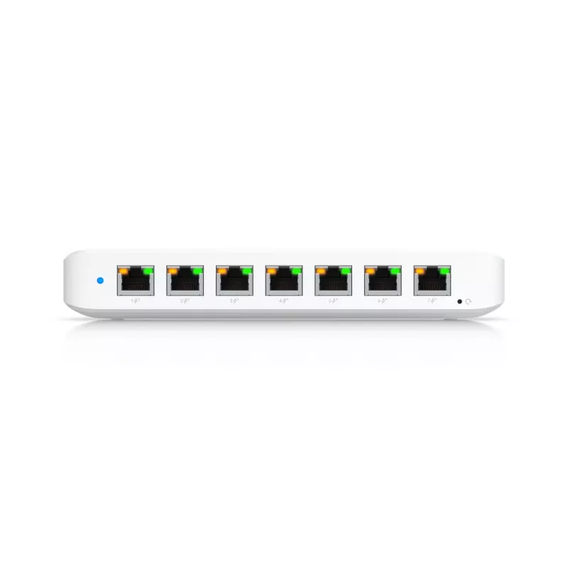 Ubiquiti Ultra 210W valdomas L2 gigabaitinis eterneto jungiklis su PoE, baltas