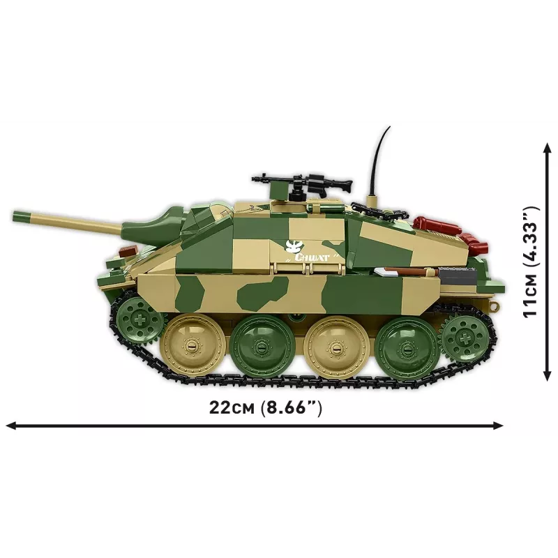 Cobi Blocks Jagdpanzer 38t Drąsus konstrukcinis rinkinys, 731 detalė